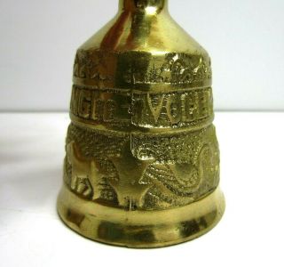 Vintage Brass Decorative Bell Vocem - Meam - A - Ovime - Tangit 2