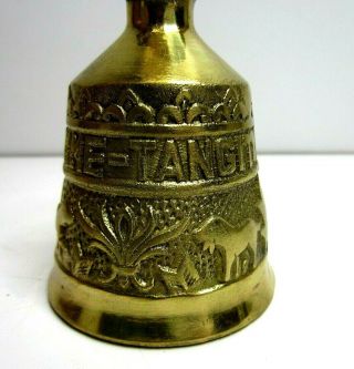 Vintage Brass Decorative Bell Vocem - Meam - A - Ovime - Tangit 3