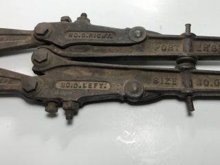 Antique Vintage H K Porter HKP 18” Easy Bolt Cutter Tool Cast Iron 3