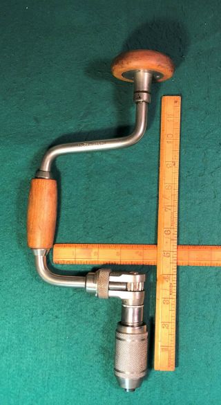Antique Brace Drill Stanley Made In England No 78 - 8in Mk2