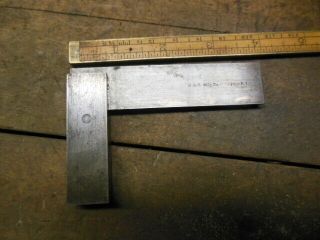 Vintage Brown & Sharp 3 " Precision Machinist Engineer Square Old Shop Tool