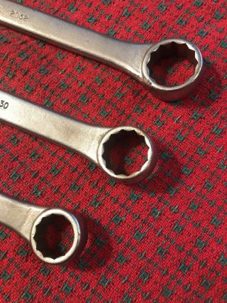 Vintage USA COMBINATION WRENCHES Giller TOOL Co.  13/16” 15/16” 1” 2