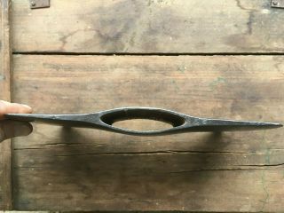Vintage Double Bit Axe Head With Ribbed Eye (true Temper?) Logging Camp Cabin
