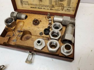 Vintage Mueller Brass Co.  Charging And Purging Valve Kit Made USA 3