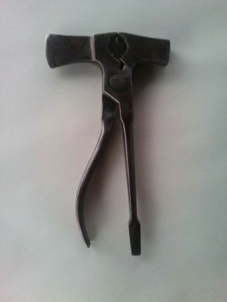 Combination Multi Tool Pliers Axe Hammer Made In Germany Vintage/antique