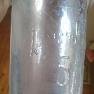 Lemon Kola 5 Cents Center Slug Boldly Emb 100 Yr Old Soda Bottle No State
