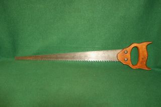 Vintage Double Edge Arborist Pruning Saw 18 " Blade Made Usa 8 Ppi Inv Al43