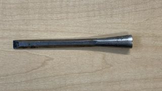 Vintage 3/8” Stanley No 720 Beveled Edge Socket Chisel Woodworking Tool Usa Made
