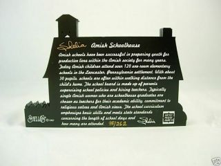 Shelia ' s Collectibles - Amish School House - Limited Edition 95/262 2