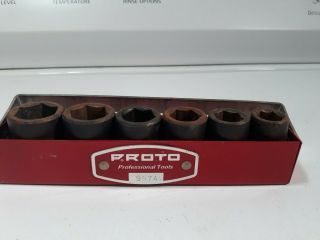 Vintage Proto Professional Tool Socket Set 9974 With Tray