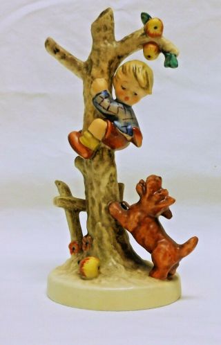 Hummel Goebel " Culprits " Boy In Apple Tree & Dog Figurine 56a Tmk 5