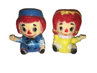 The Bobbs - Merrill Co Raggedy Ann And Andy,  Vase 1976