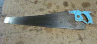 Vintage Disston Usa D - 8 Hand Saw 26 " Long 8 Tpi Good Etching
