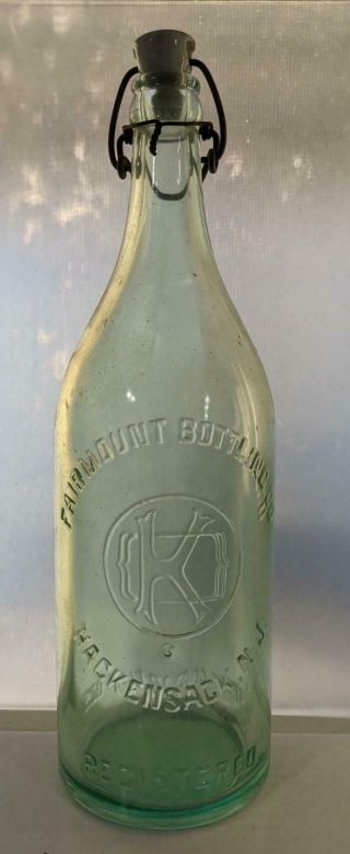 Hackensack Nj Bergen County Soda Bottle Fairmount Bottling Co.