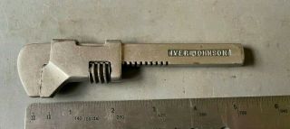5 - 3/8 " Vintage Iver Johnson Monkey Wrench Bicycle Motorcycle 1 - 7/16 " Max Opening