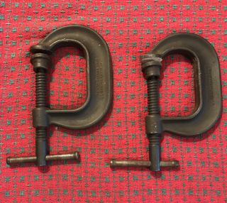 Vintage J.  H.  Williams & Co.  No.  402 Deep Throat C - Clamps Drop Forged Usa