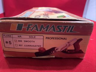Famastil Jack Plane 5.  806 Smooth. ,  But Old In Package. 3