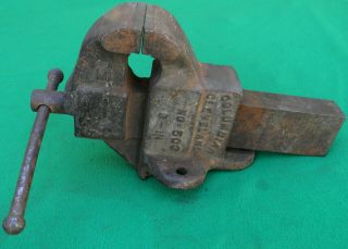 Vintage Columbian No 503 Machinist Bench Vise 3 " Wide Jaws