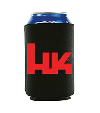 Heckler Koch Promo Shot Show Hk Red Logo Beer Soda Can Cooler Hk Koozie