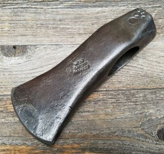 Vintage Usm Splitting Maul Axe Head 6 Lb 5 Oz Woodsman Timber Cutter Firewood Ax