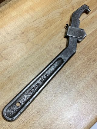Vintage Billings Spencer Adjustable Pin Spanner Wrench No.  1 Usa Made