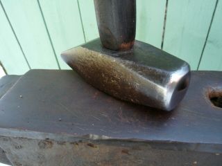Vintage 3 Lb.  7 Oz.  Blacksmith/anvil/forge Cross Pein Hammer Vg