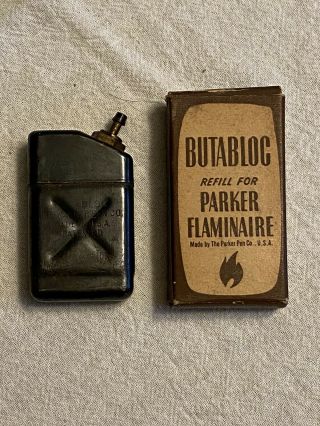 Vintage Can Butabloc Refill - Parker Pen Co.  Janesville,  Wi