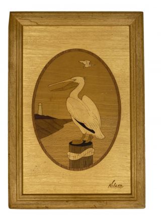 Hudson River Inlay Pelican’s Cove Wood Marquetry Nelson