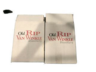 2 Old Rip Van Winkle Distillery Bourbon Empty Boxes Pappy Collectible