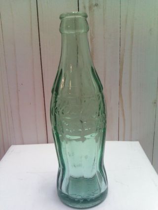 Vintage Hobbleskirt Green Coca Cola Bottle Walla Walla Washington