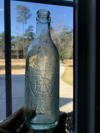 C.  F.  Marschner Galveston Texas Tx Bottling Soda Bottle Not Hutch