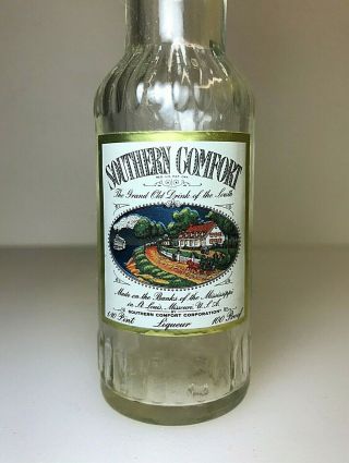 Miniature Whisky Bottle (empty) : Southern Comfort; (sour Recipe) 1970 