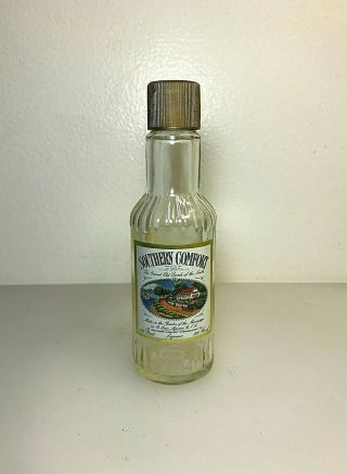 MINIATURE WHISKY BOTTLE (EMPTY) : SOUTHERN COMFORT; (SOUR RECIPE) 1970 ' s 2