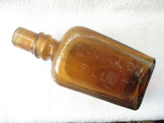 Bouillon Fleet Large Early Meat Extract Bottle With Rd Number C1887