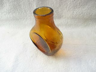 George Mason & Co 4 Oz Light Amber Meat Extract Bottle C1890 (rare)