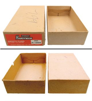 Orig.  Pasteboard Box For Stanley No.  H1204 Handyman Plane - Mjdtoolparts