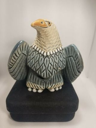 Artesania Rinconada Uruguay Eagle Art Pottery Figurine 4 " Tall