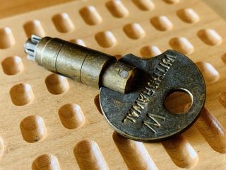 Unusual Solon Lock Deutsch System Nix - Pix Hammond Locksport Vintage Key 2