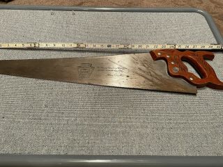 26 " Henry Disston & Sons D - 23 Hand Saw