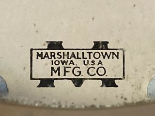 Vintage Marshalltown Brass Vacuum Gauge 5 