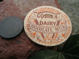 Goshen Dairy Milk Cap - Philadelphia Ohio Tuscarawas County Oh O.  Chocolate