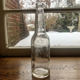 Pre - Pro Beer Bottle Henry F Ortlieb Philadelphia Pa Clear 12 Oz Embossed 1910s