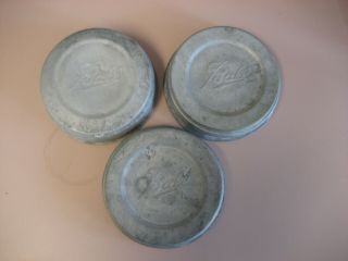 Vintage Ball Wide Mouth Zinc Canning Lids