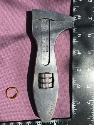 King Dick 6” Adjustable Wrench Spanner.  Vintage British Made H 2419