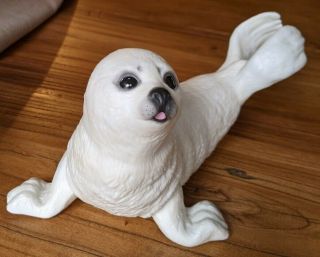 Lenox 1993 Harp Seal Fine Porcelain Figurine Endangered Baby Animal Series