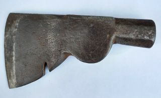 Vintage Bay State Forged Steel Hatchet Axe Hammer Head Octagon