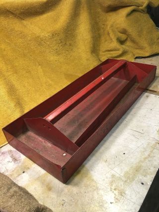 Vintage Sears Craftsman Mechanics Red Tool Tray Only -