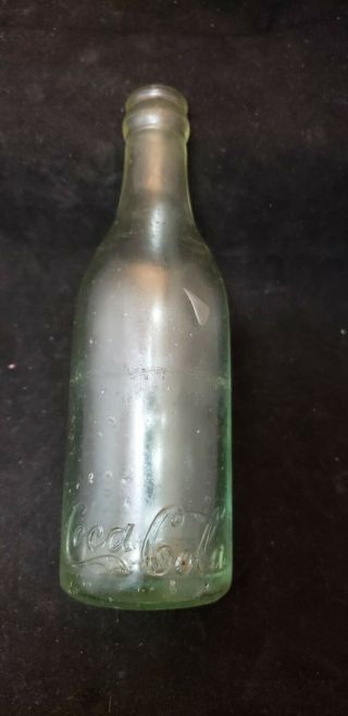 Greenish Tint Heel Script Coca - Cola Straight Side Bottle Birmingham Ala.