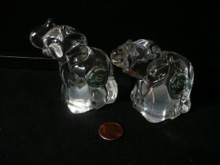 Lenox Fine Crystal Elephant Salt And Pepper Shakers Made In Germany