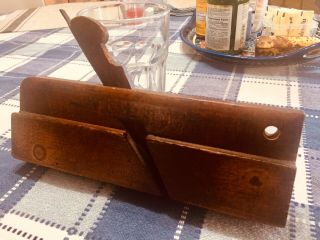Antique Boxed Complex (astragal?) Wood Molding Plane,  Signed,  Early 19th C.